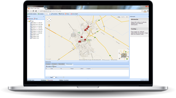 COPSAT Web Client - Software de Seguimiento Satelital